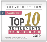 top 10 wrongful death lawyer in california