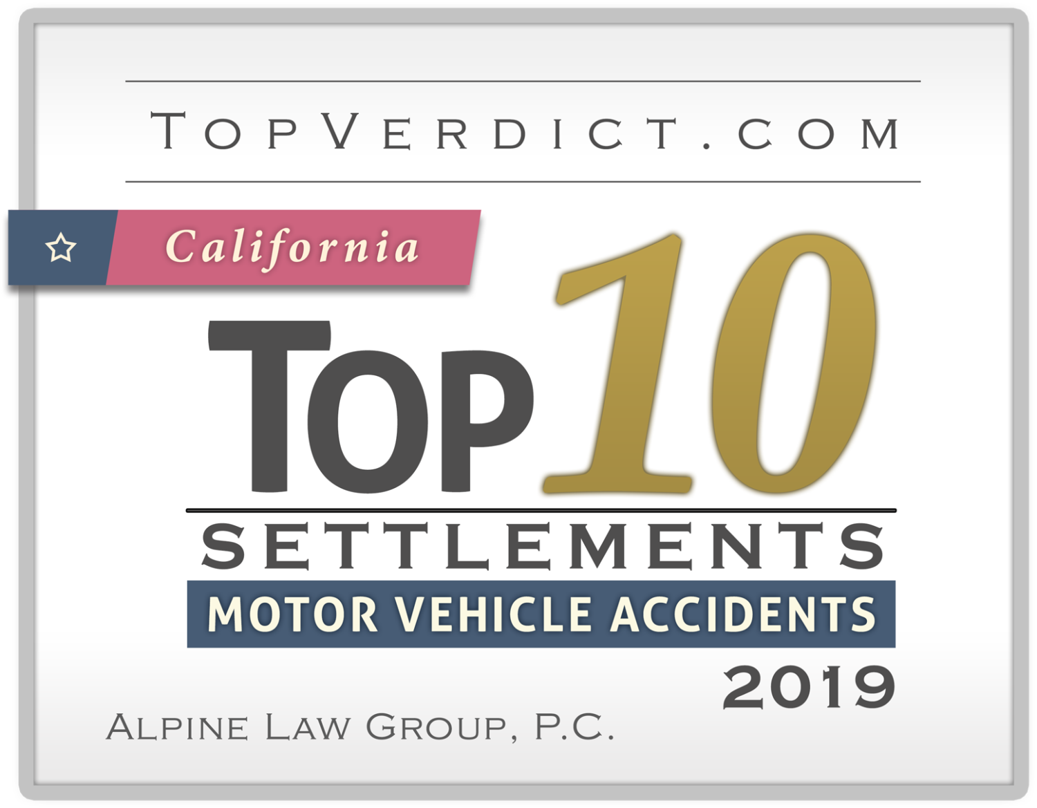 Top 10 Settlement Motor Vehicle Accidents
