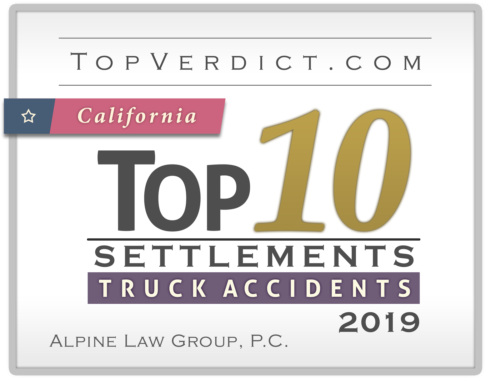 Top 10 Truck Accident Settlements in California in 2019